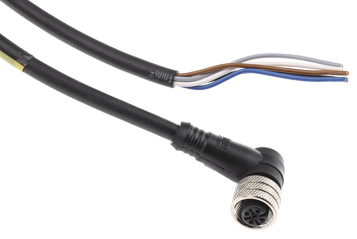 Brad from Molex Male 5 way M12 to Free End Sensor Actuator Cable, 2 m