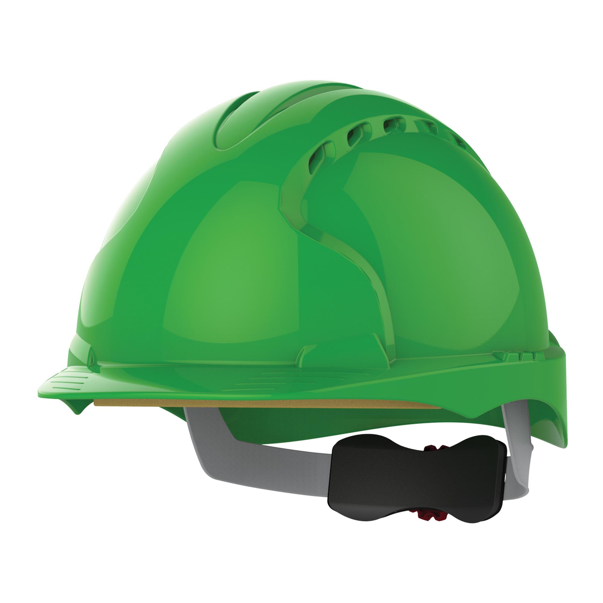 JSP EVO3 Green Safety Helmet, Ventilated
