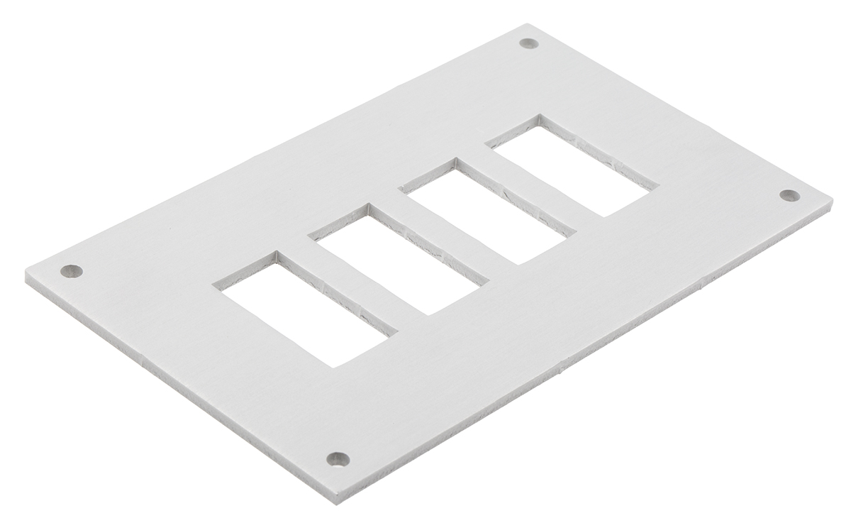 RS PRO Standard Thermocouple Panel for Use with Up To 4 Fascia Sockets, RoHS Standard