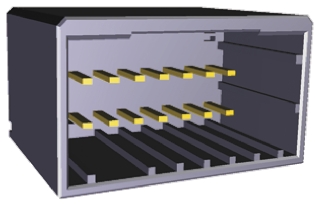 TE Connectivity Dynamic 2000 Series Straight Through Hole PCB Header, 6 Contact(s), 2.5 mm Pitch, 2 Row, Shrouded