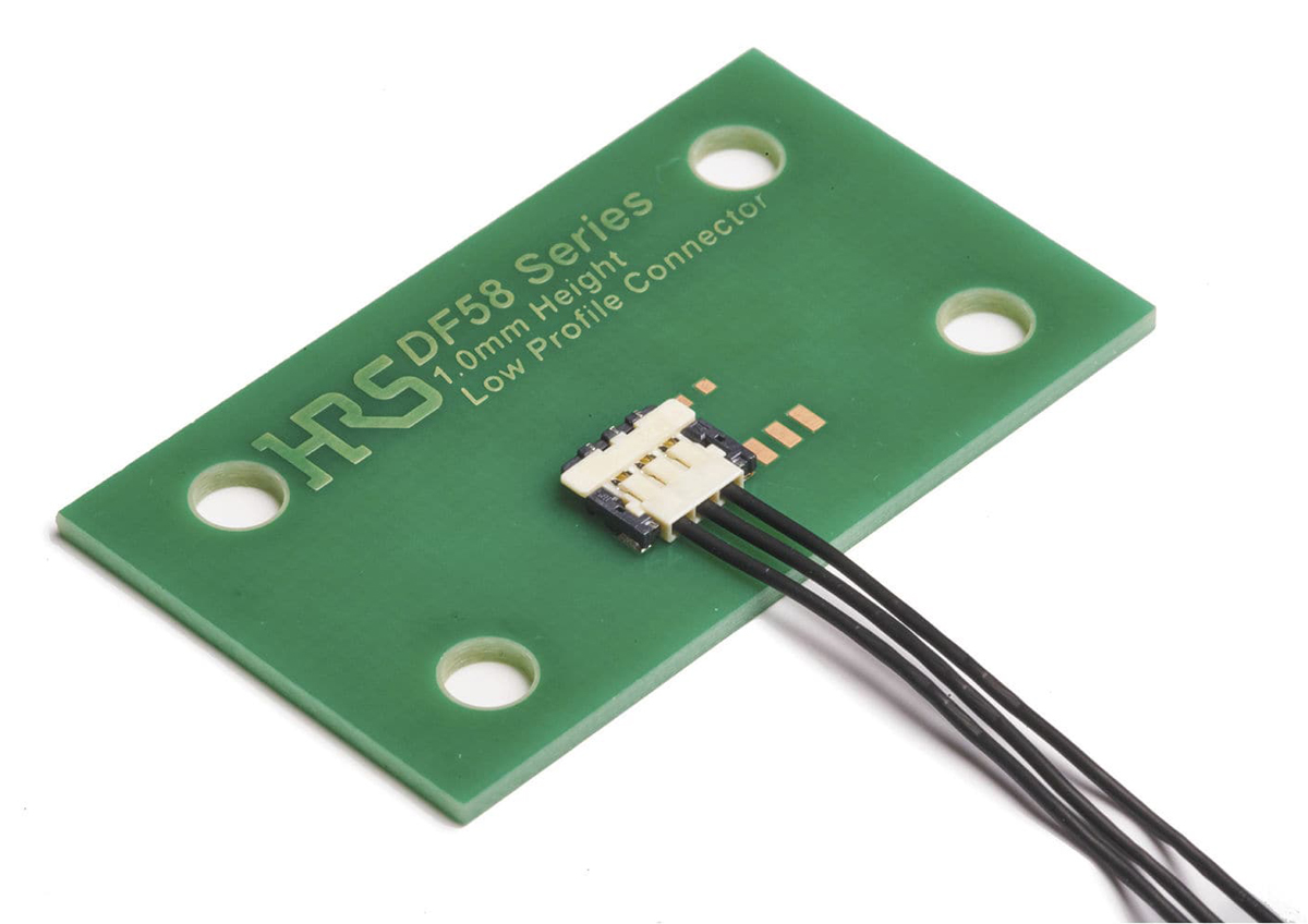 Hirose, DF58 Female Connector Housing, 1.2mm Pitch, 2 Way, 1 Row