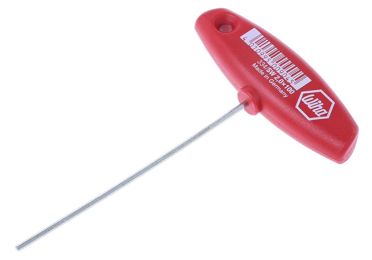 Wiha T Shape Metric Hex Key, 2mm