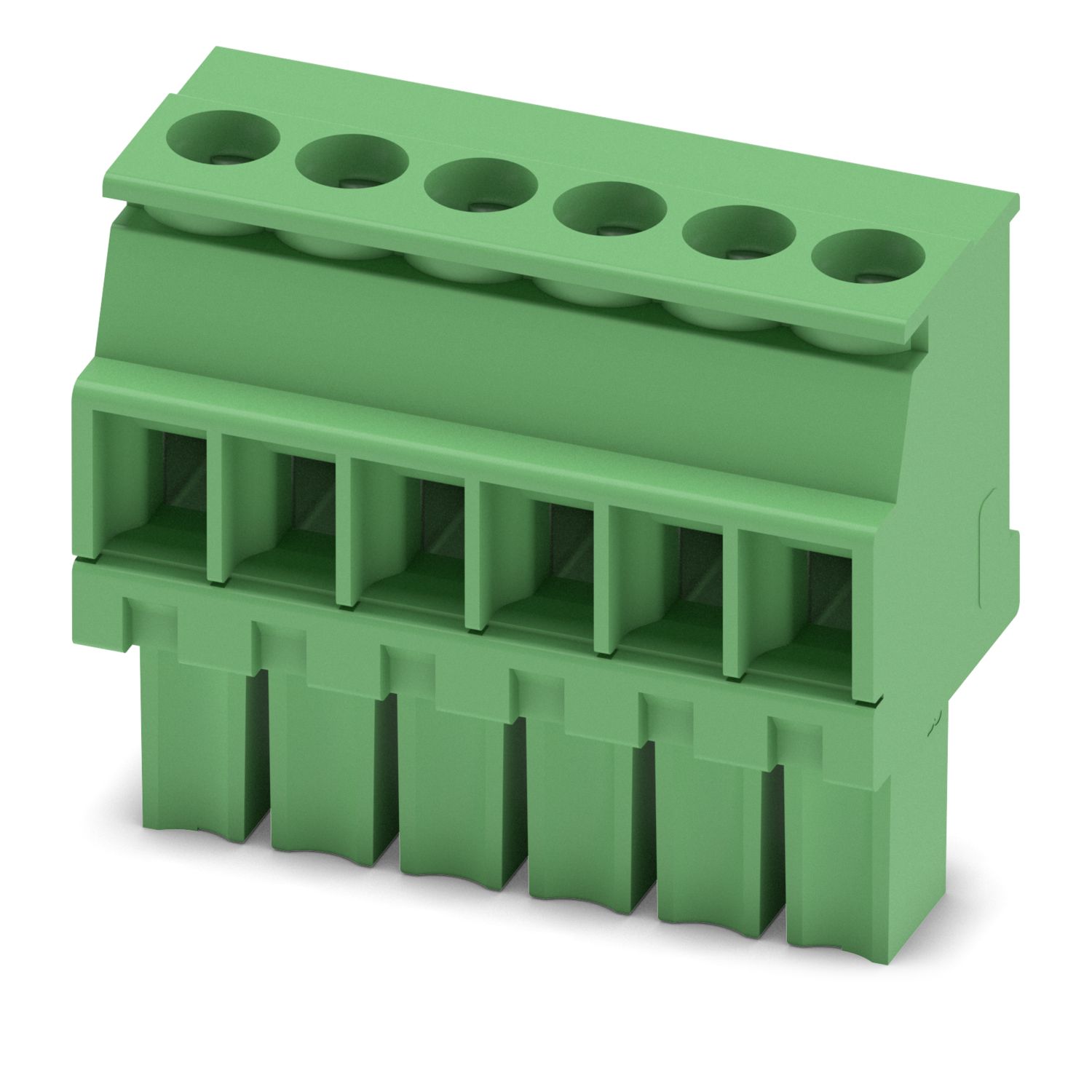 Phoenix Contact, 3.5mm Pitch, MCVW 1.5/ 6-ST-3.5, 6 Way, , Pluggable Terminal Block, Plug, Cable Mount, Screw