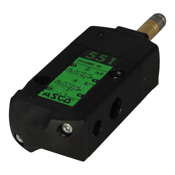 EMERSON ? ASCO 3/2-5/2 Spool Valve - Electro-Pneumatic G 1/4 551 Series