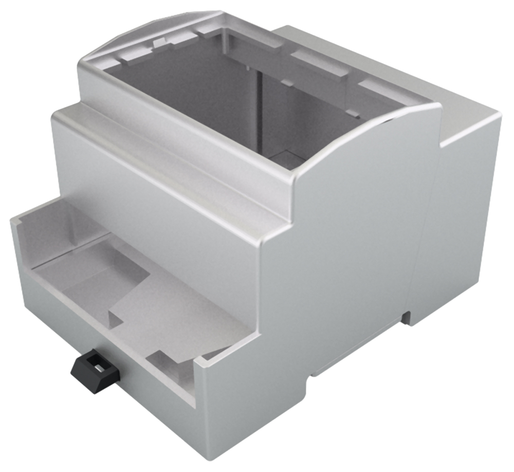 Italtronic Vented Enclosure Type Modulbox XTS Series , 90 x 53mm, ABS, Polycarbonate DIN Rail Enclosure