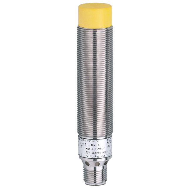 ifm electronic Inductive Threaded Barrel Proximity Sensor, M18, 3 → 6 mm Detection, 19.2 → 30 V dc
