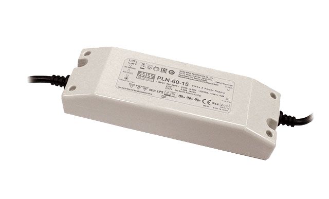 MEAN WELL LED Driver, 24V Output, 60W Output, 2.5A Output, Constant Voltage
