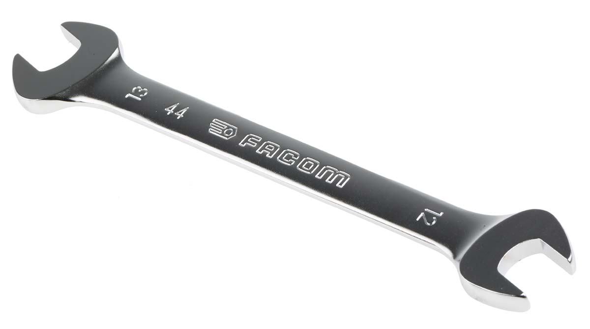 Facom 44 Series Double Ended Open Spanner, 12mm, Metric, Double Ended, 167 mm Overall