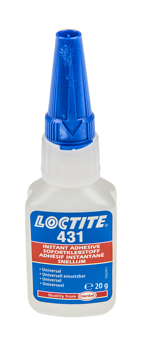 Loctite 431 Super Glue 20 g, Transparent