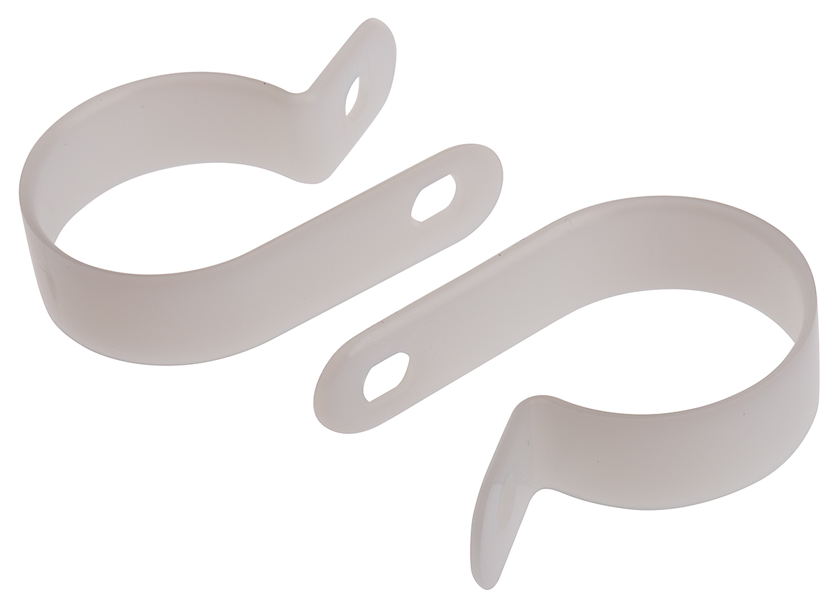 RS PRO 25.4mm Natural, Nylon P Clip