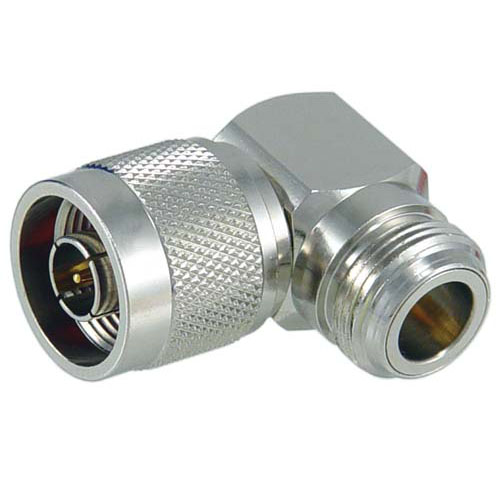 L-Com Right Angle Coaxial Adapter N Socket to N Socket 1GHz