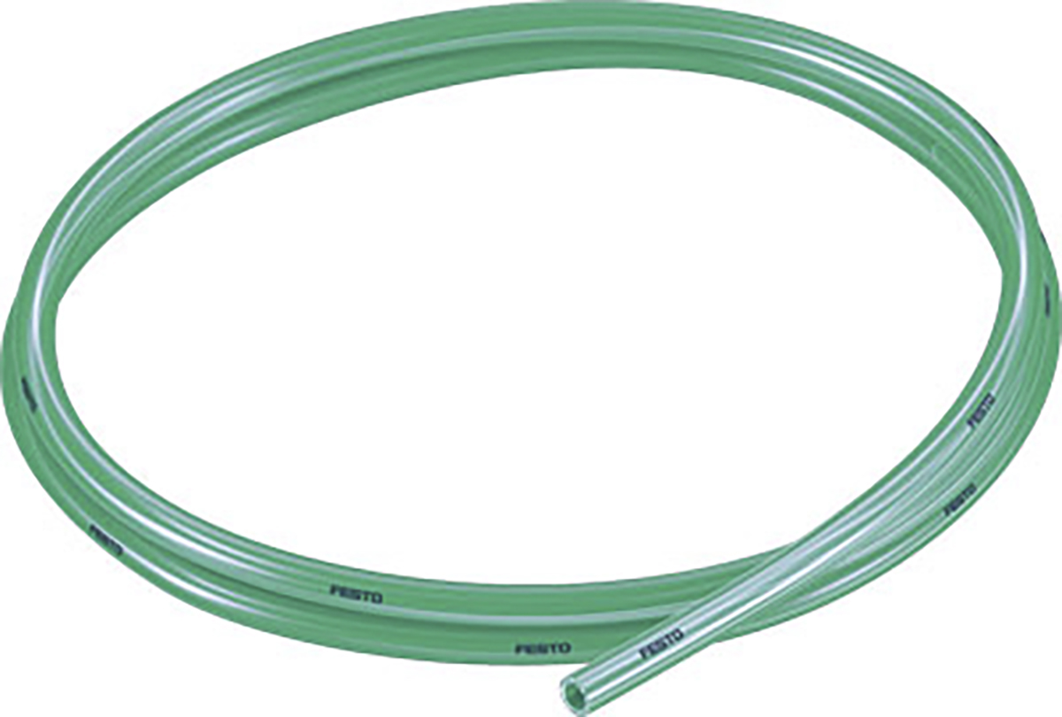 Festo Compressed Air Pipe Green Polyurethane 6mm x 50m PUN-H-T Series, 8048687
