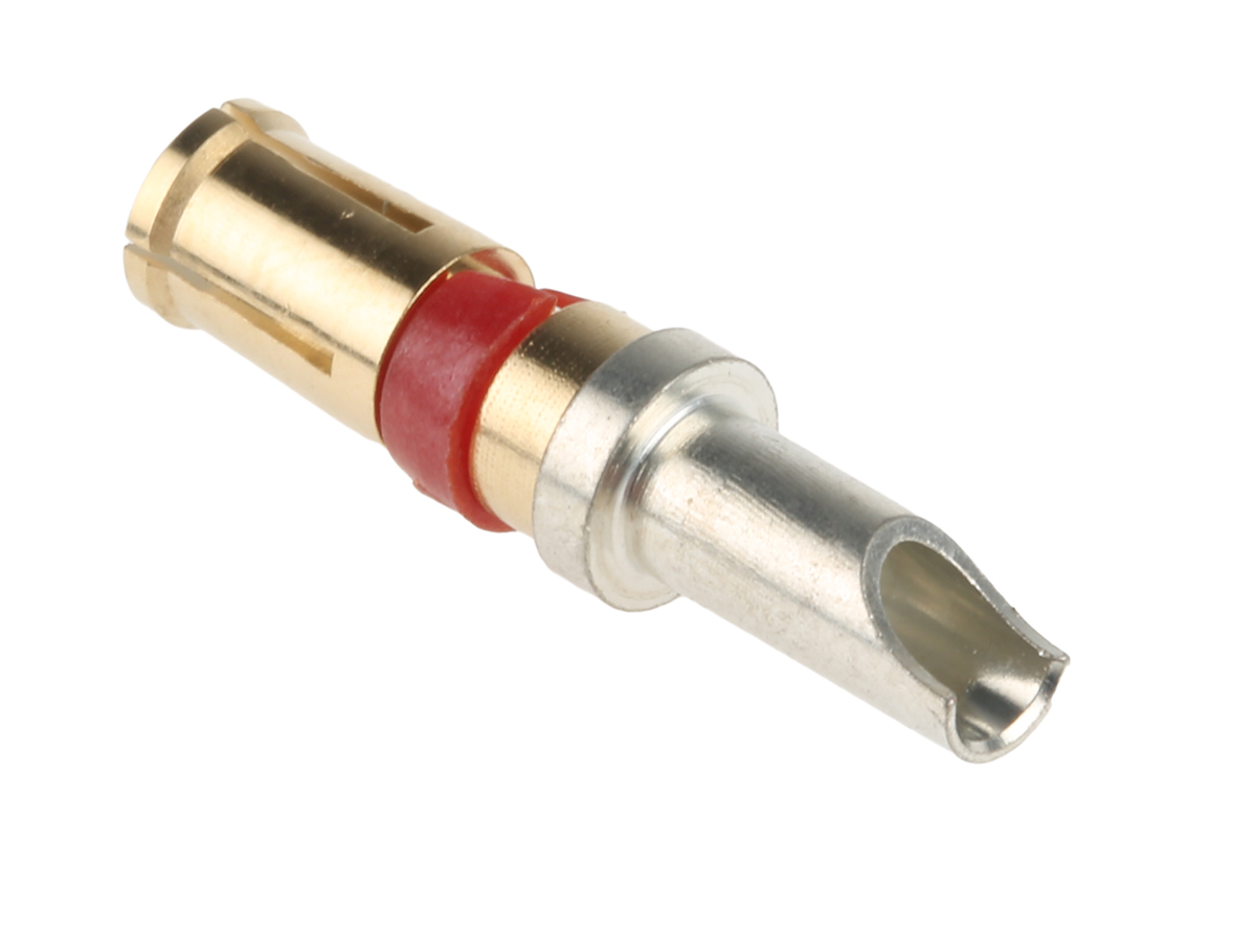 Amphenol Communications Solutions, DW Series, Female Solder D-Sub Connector Power Contact, Gold over Nickel Power, 12