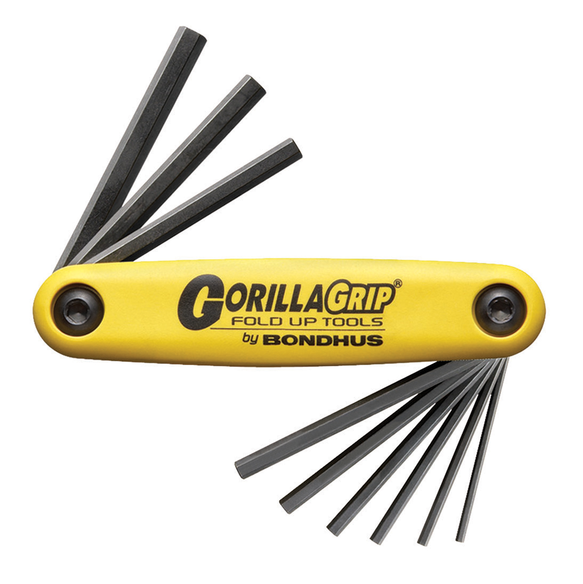 Bondhus 9 piece Folding Imperial Hex Key Set, 0.05 → 5/32"
