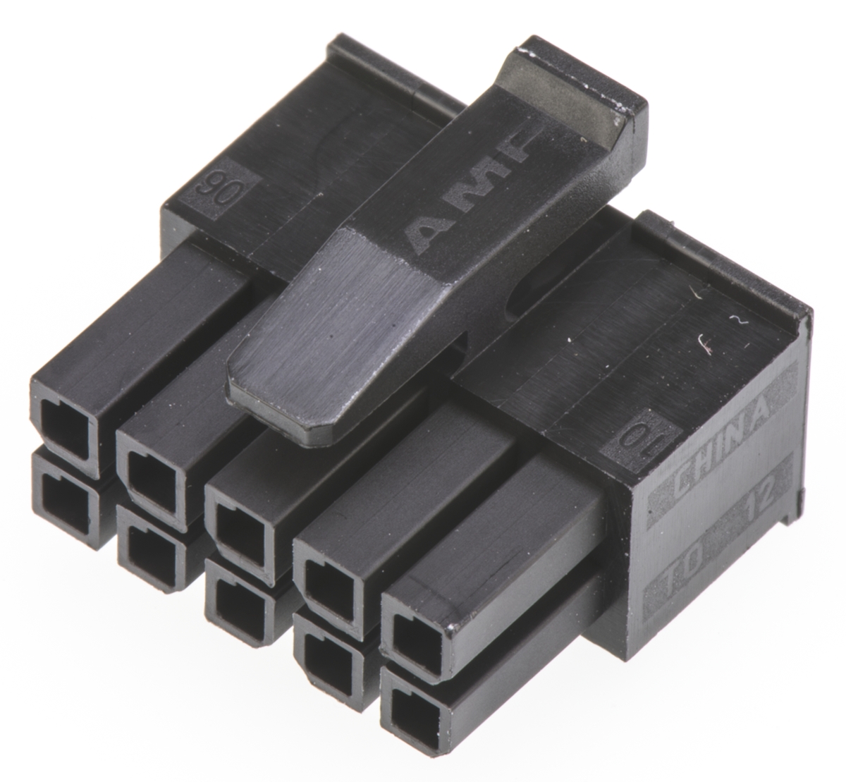 TE Connectivity, Micro MATE-N-LOK Female PCB Connector Housing, 3mm Pitch, 10 Way, 2 Row