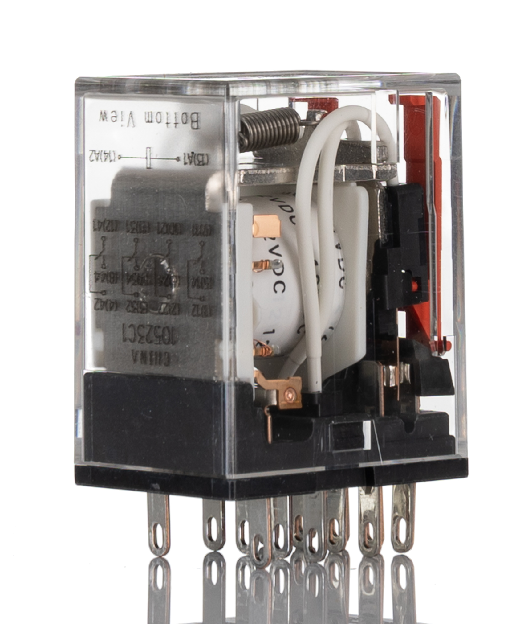Omron Plug In Power Relay, 12V dc Coil, 6A Switching Current, 4PDT