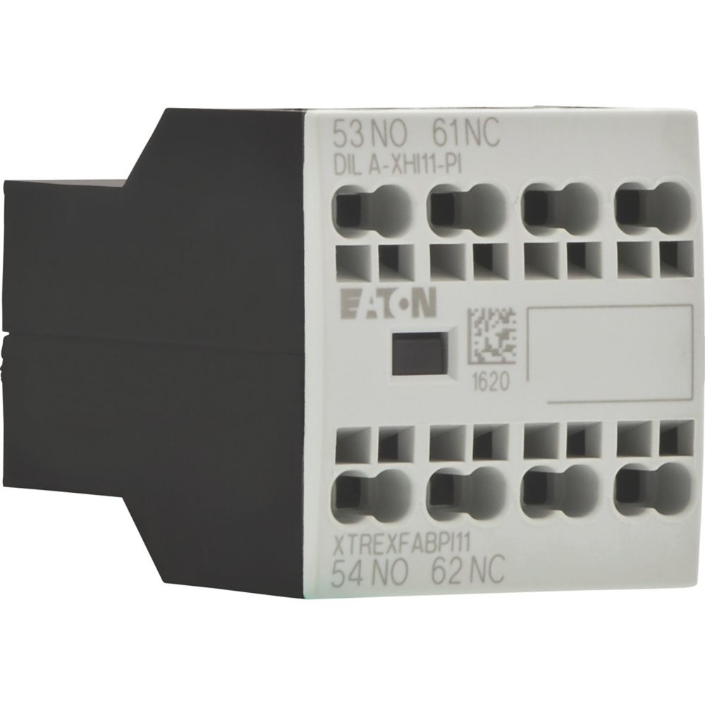 Eaton Auxiliary Contact, 2 Contact, 1 NC, 1 NO, Side Mounted