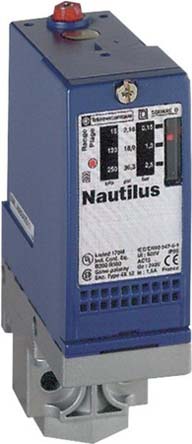 Telemecanique Sensors Pressure Switch, 0bar Min, 4bar Max, 1CO Output
