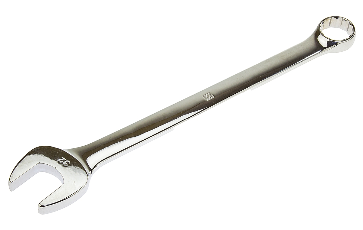RS PRO Combination Spanner, 32mm, Metric, Double Ended
