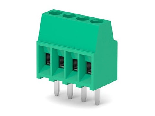 Molex 39773 Series PCB Terminal Block, 4-Contact, 2.54mm Pitch, Vertical Mount, 1-Row