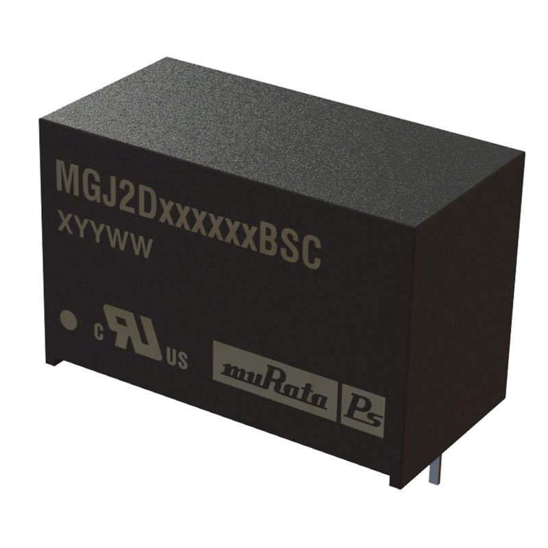 Murata Power Solutions MGJ2B DC-DC Converter, 18V dc/ 80mA Output, 10.8 → 13.2 V dc Input, 2W, Through Hole,