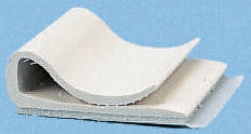 Essentra Grey PVC cable clamp