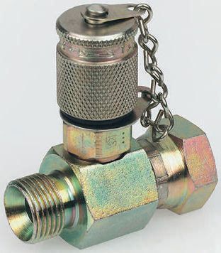 Stauff Hydraulic Test Point G 1/4 Male and G 1/4 Female, 1/4" M/F + SMK 20 R 1/8 VC ASS