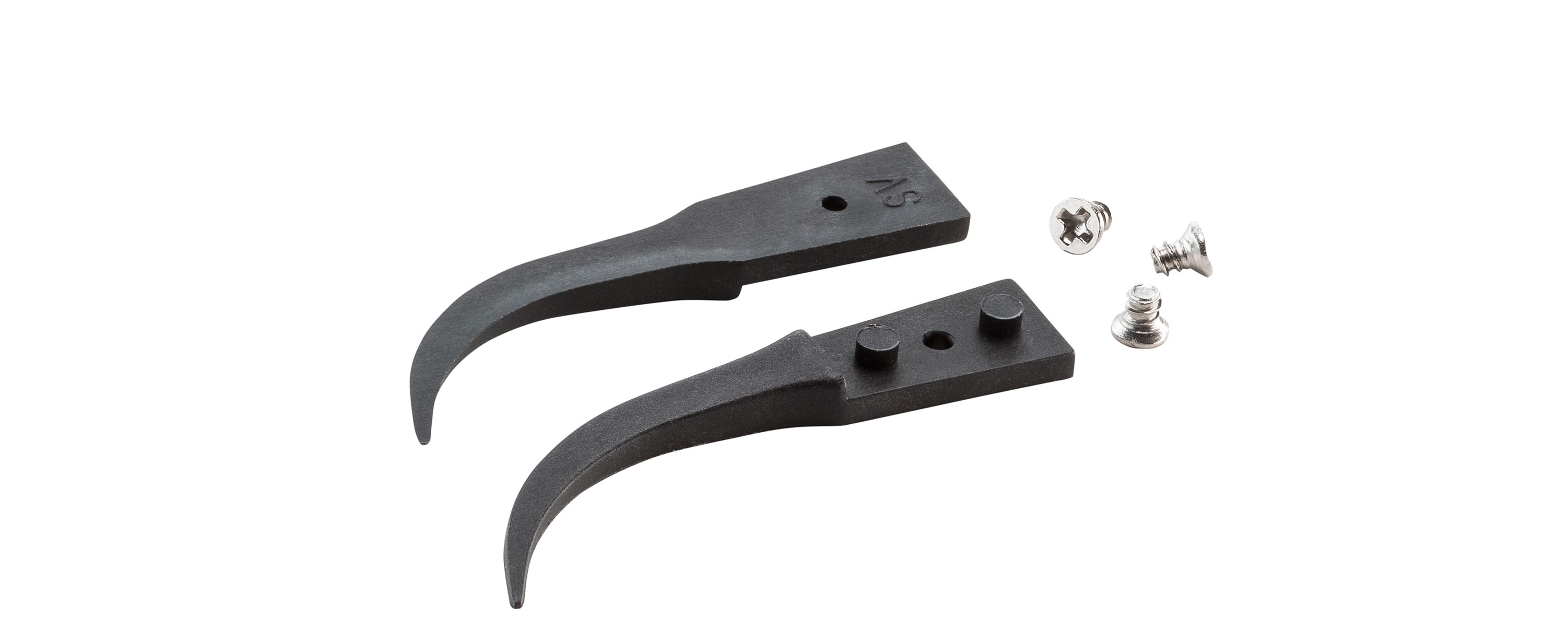 ideal-tek 40 mm, PVDF, Curved, ESD Tweezers