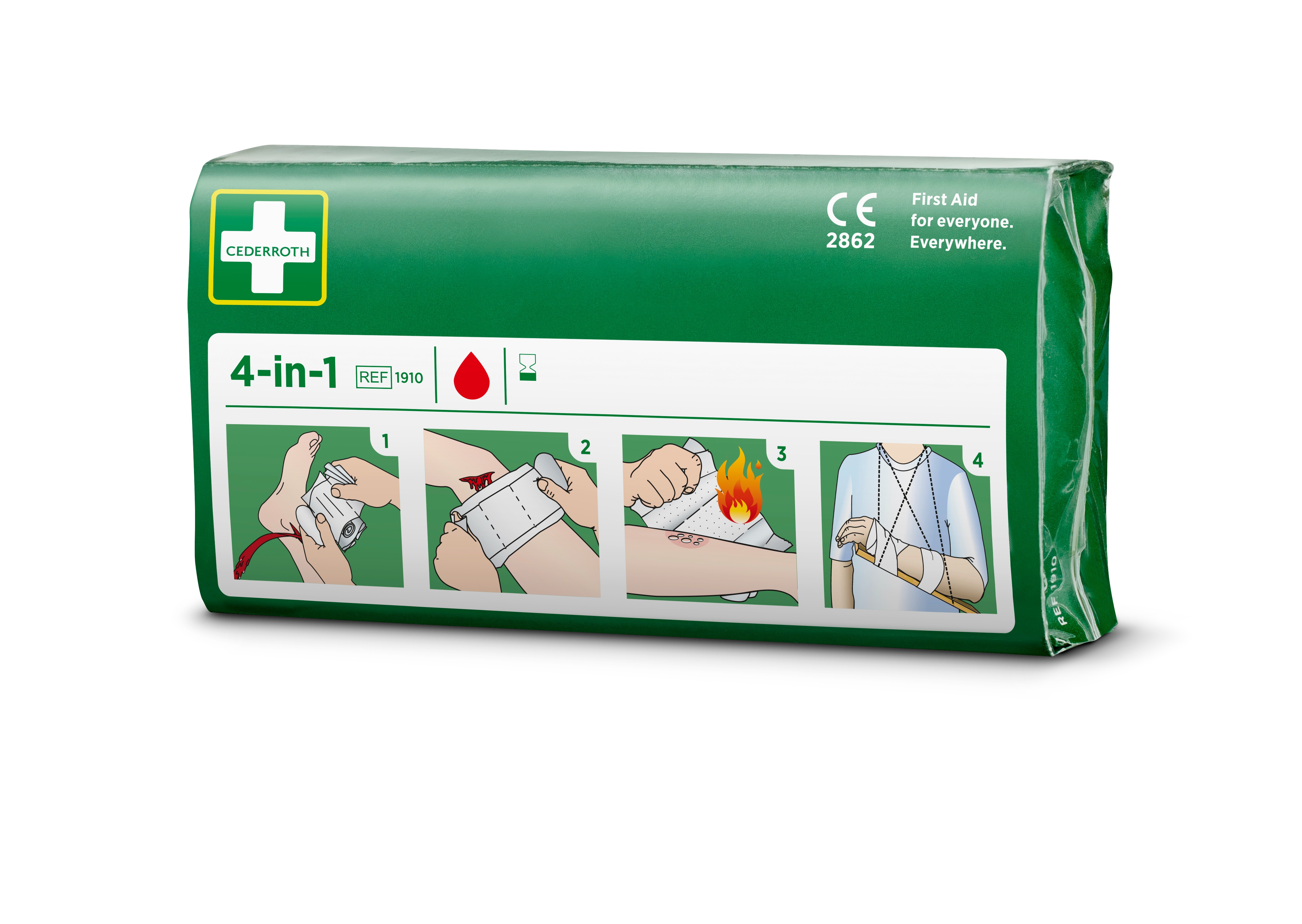 Cederroth Viscose White Wound Dressing, 1Each Per Package 3m