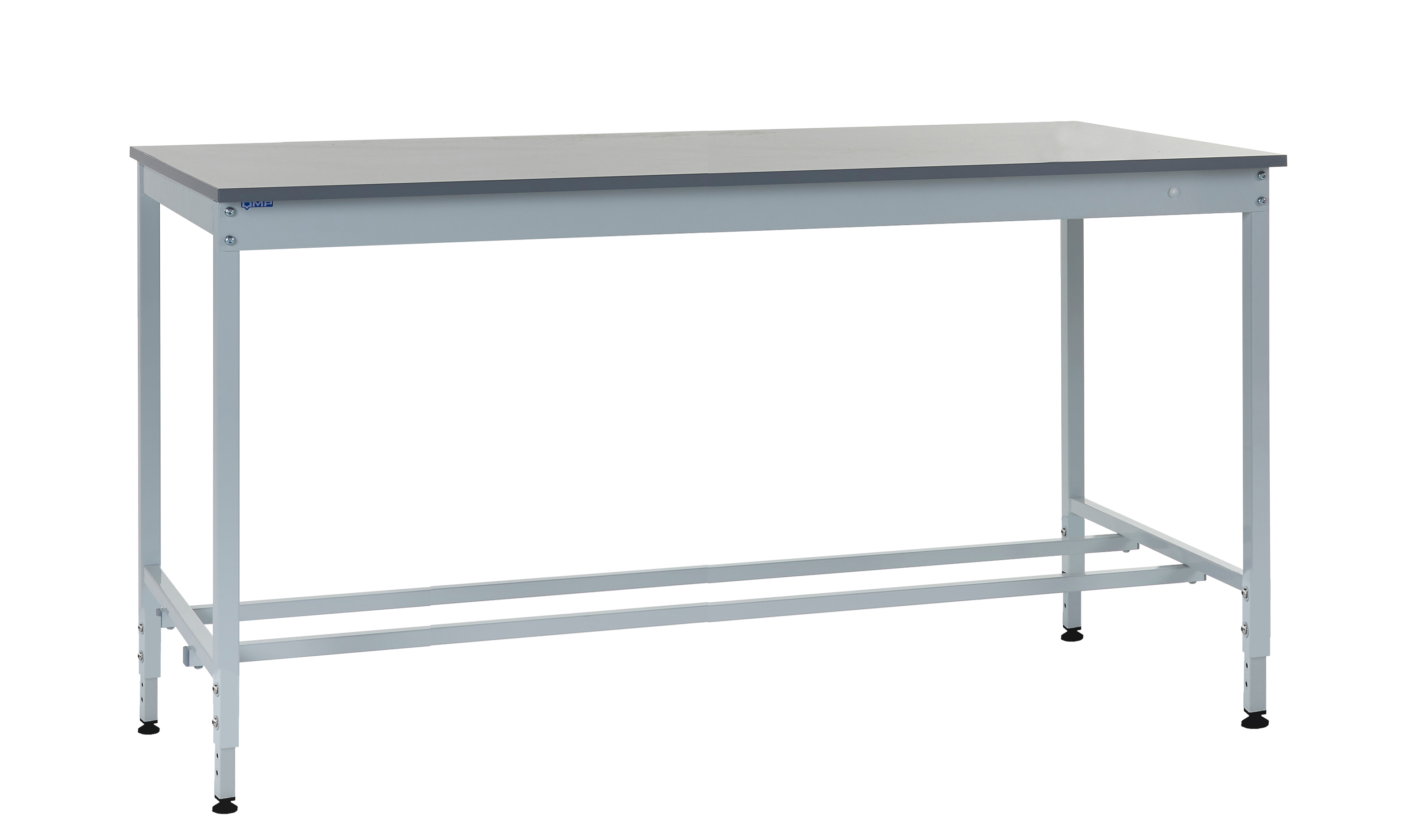 RS PRO Steel Workbench, 250kg Max Load, Adjustable Height, 840mm x 1800mm x 900mm