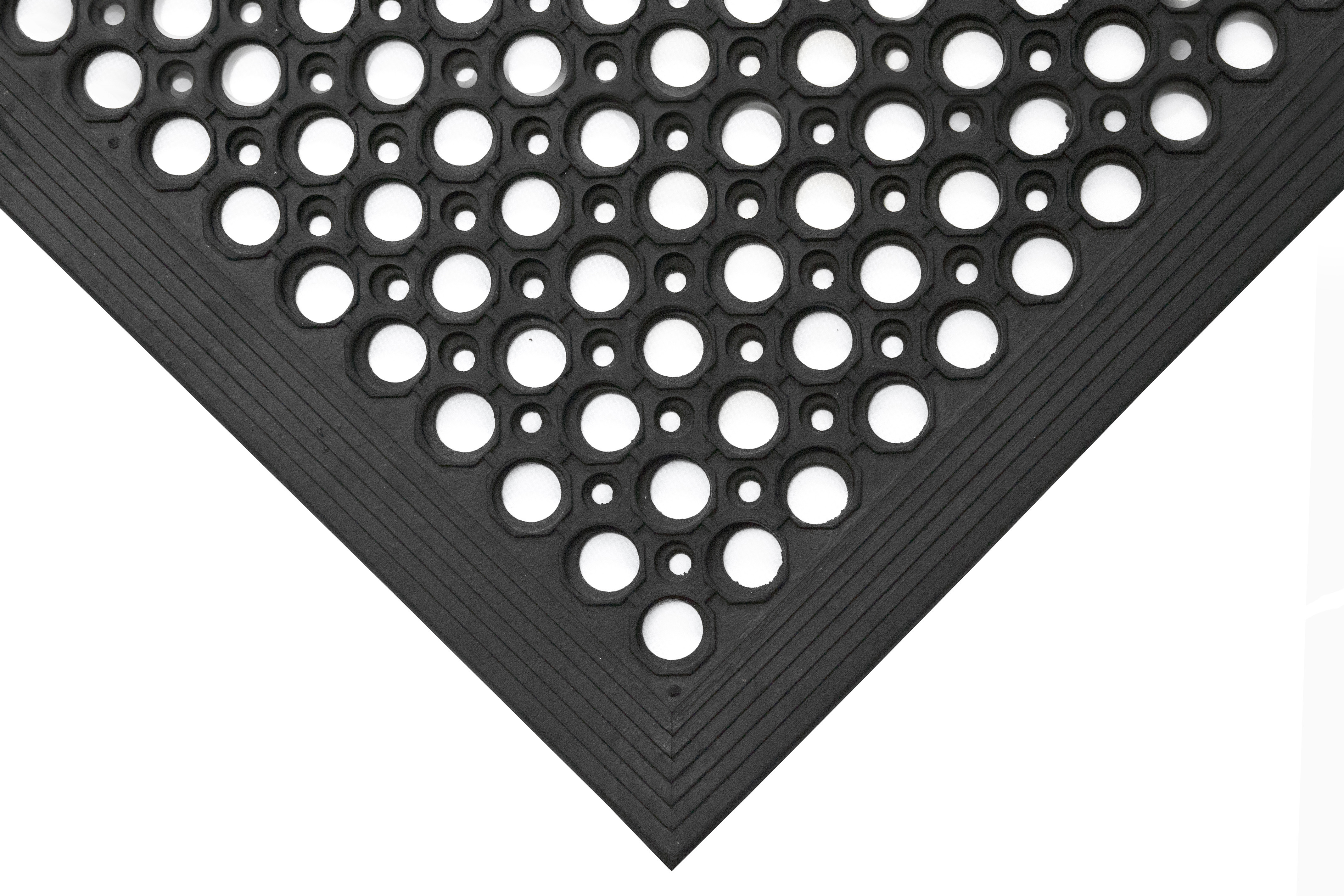 RS PRO Rampmat Rubber Anti-Fatigue Mat, 900mm x 1500mm x 12mm
