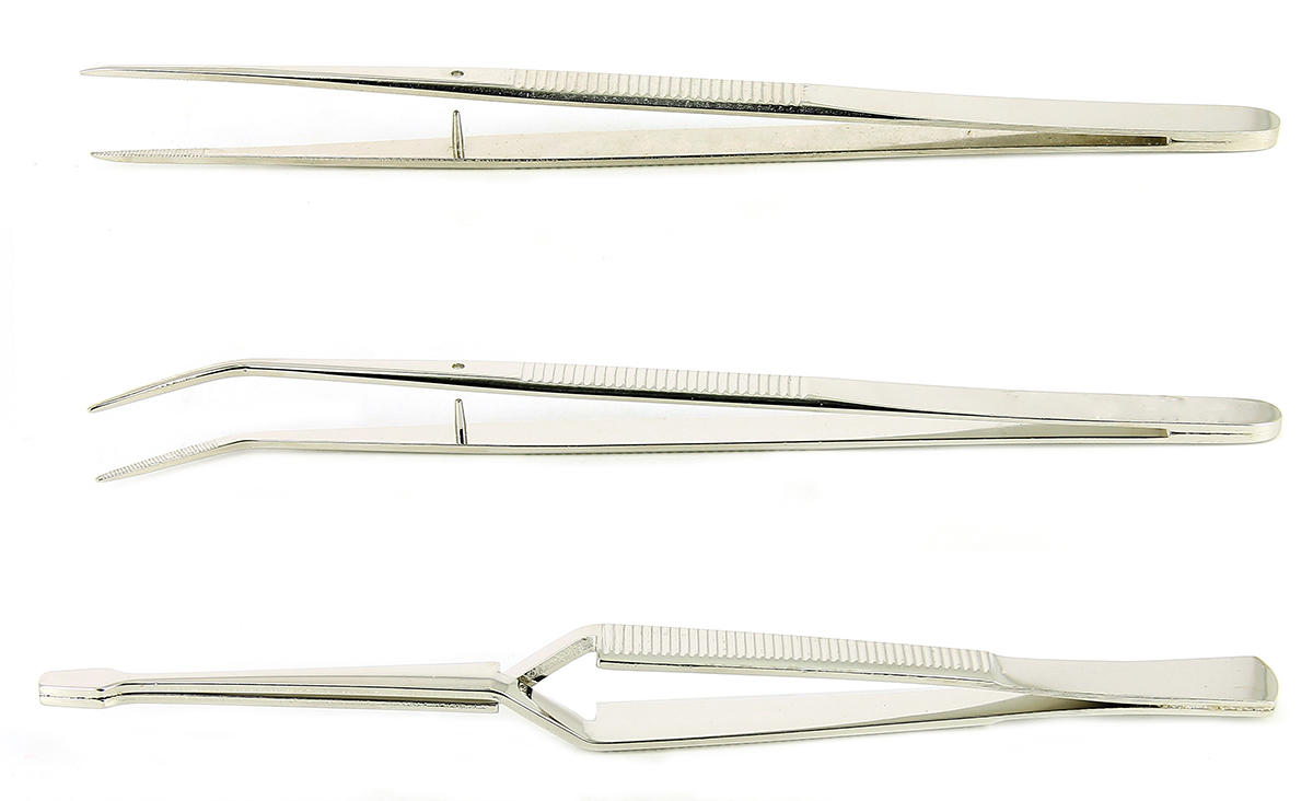 RS PRO Carbon Steel, Tweezer Set