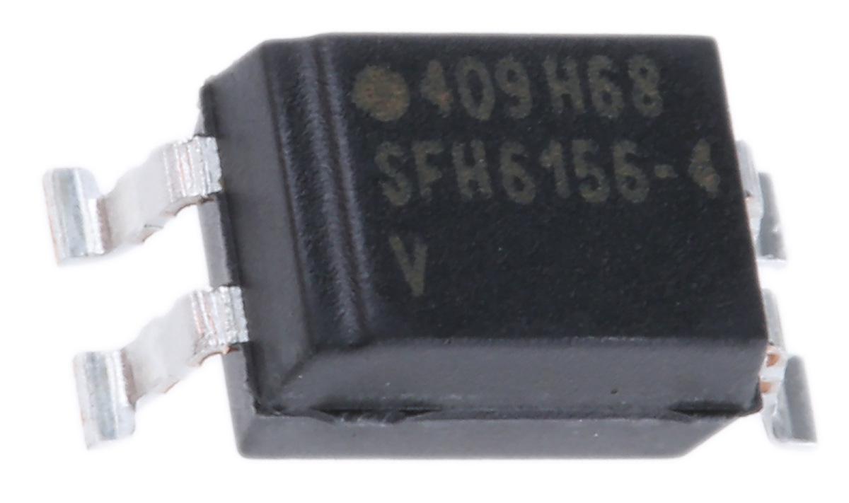Vishay, SFH6156-4T DC Input Transistor Output Optocoupler, Surface Mount, 4-Pin SMD