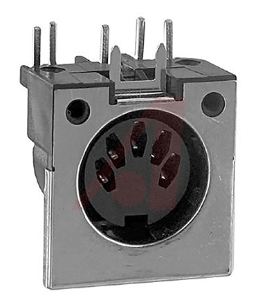 Switchcraft, 57PC 5 Pole Right Angle Din, 3A, 34 V dc, Female, PCB Mount