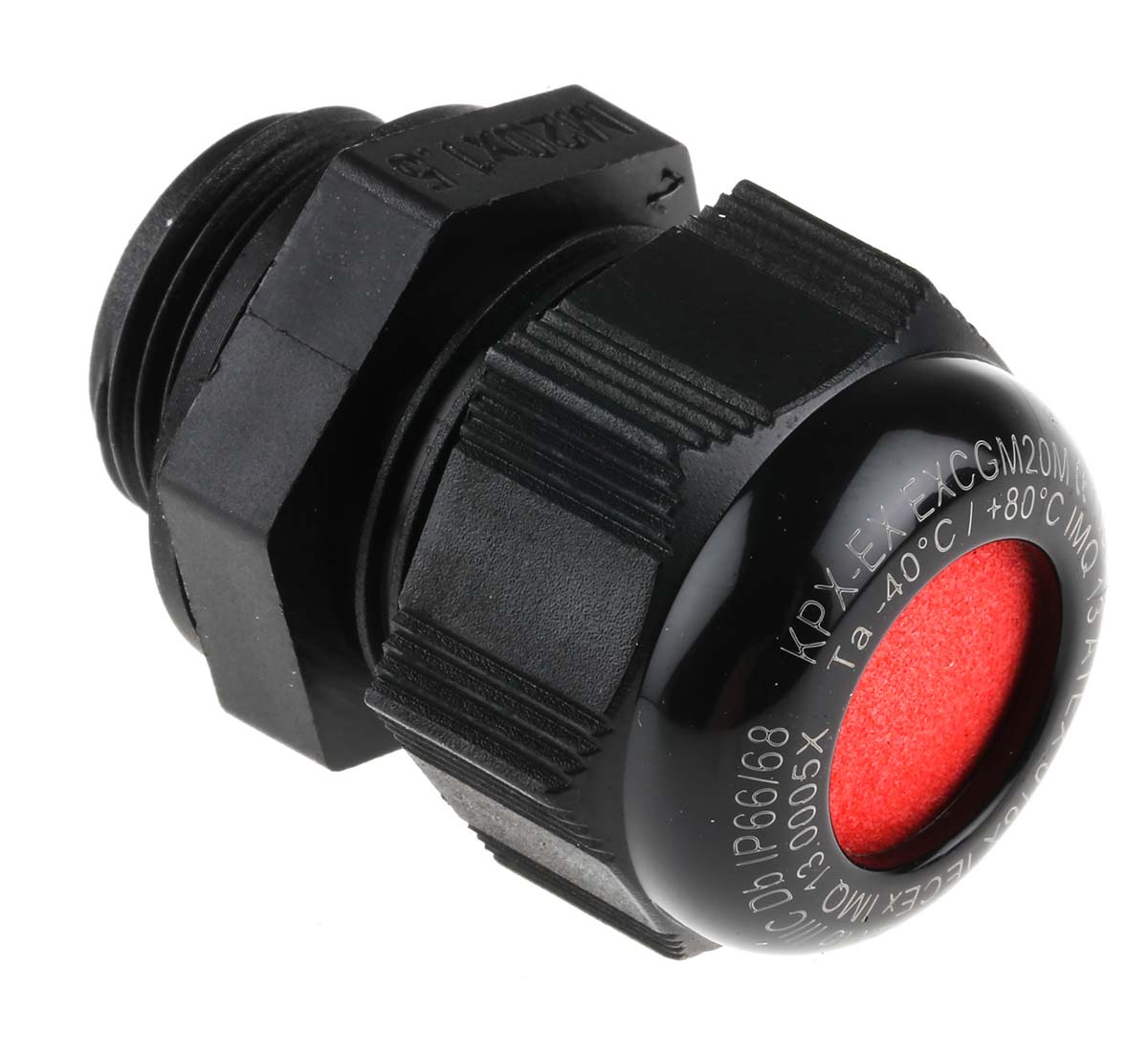 Kopex-EX CGM Series Black Nylon Cable Gland, M20 Thread, 10mm min., 14mm max., IP66, IP68