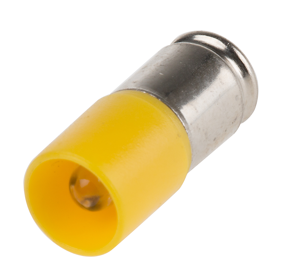 RS PRO Yellow LED Indicator Lamp, 48V ac/dc, Midget Groove Base, 6.1mm Diameter, 280mcd