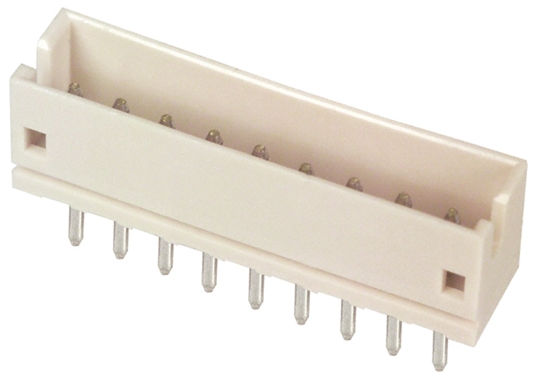 JST ZH Series Top Entry Through Hole PCB Header, 9 Contact(s), 1.5 mm Pitch, 1 Row, Shrouded