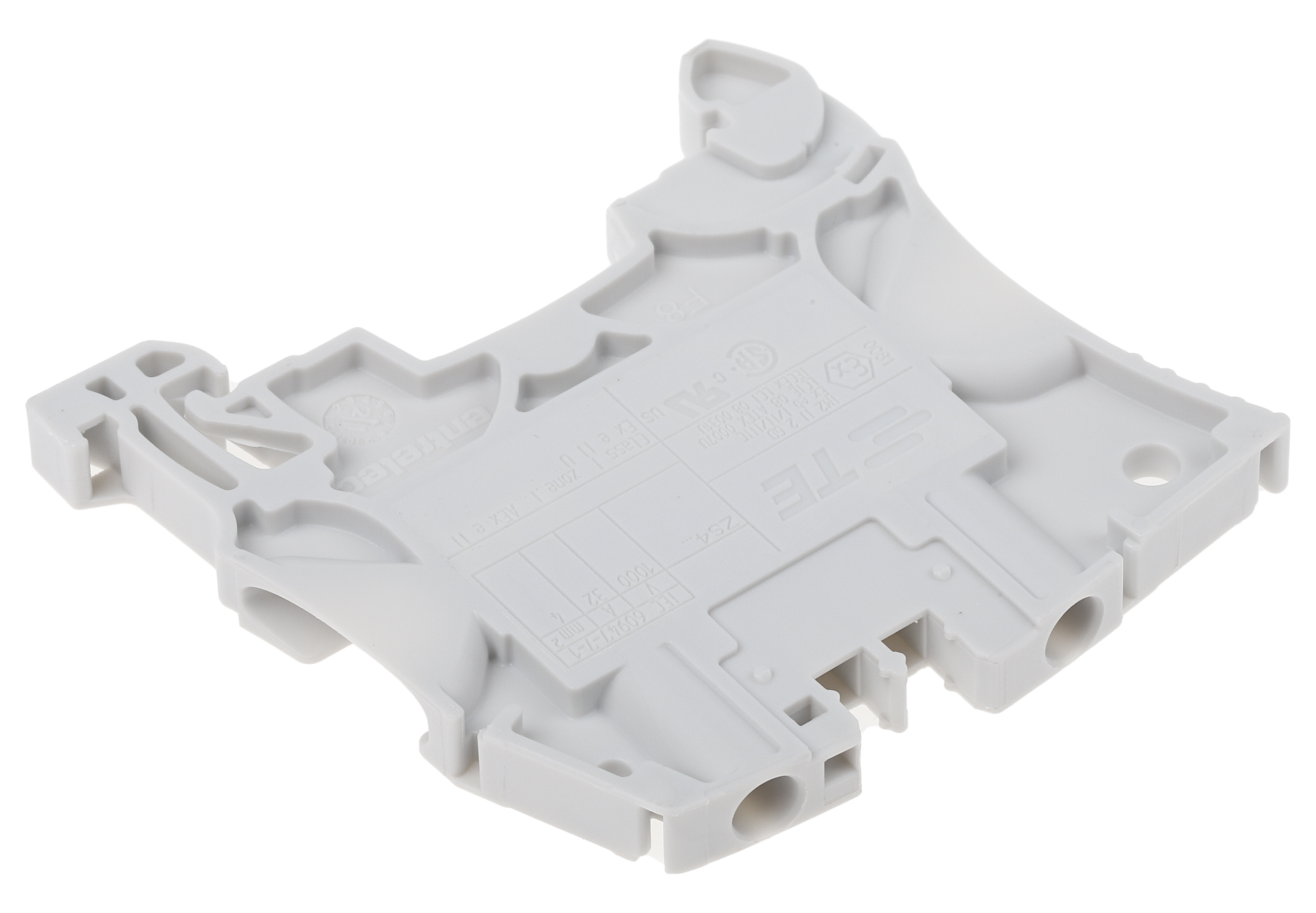 Entrelec 1SNK505010R0000 ZS4 Series Grey, 4mm², Double-Level, Screw Termination, ATEX