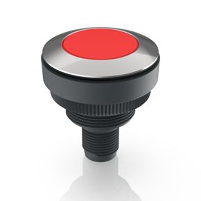 RAFI RAMO 30 T Series Red Indicator, 20 → 28V dc, 30.3mm Mounting Hole Size, Threaded Ring Termination, IP66,