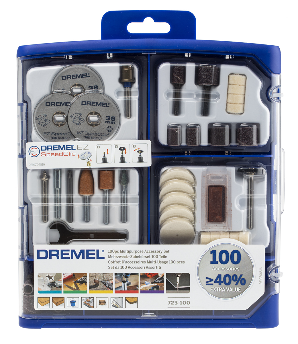 Dremel 100-Piece Accessory Kit for use with Dremel Tools