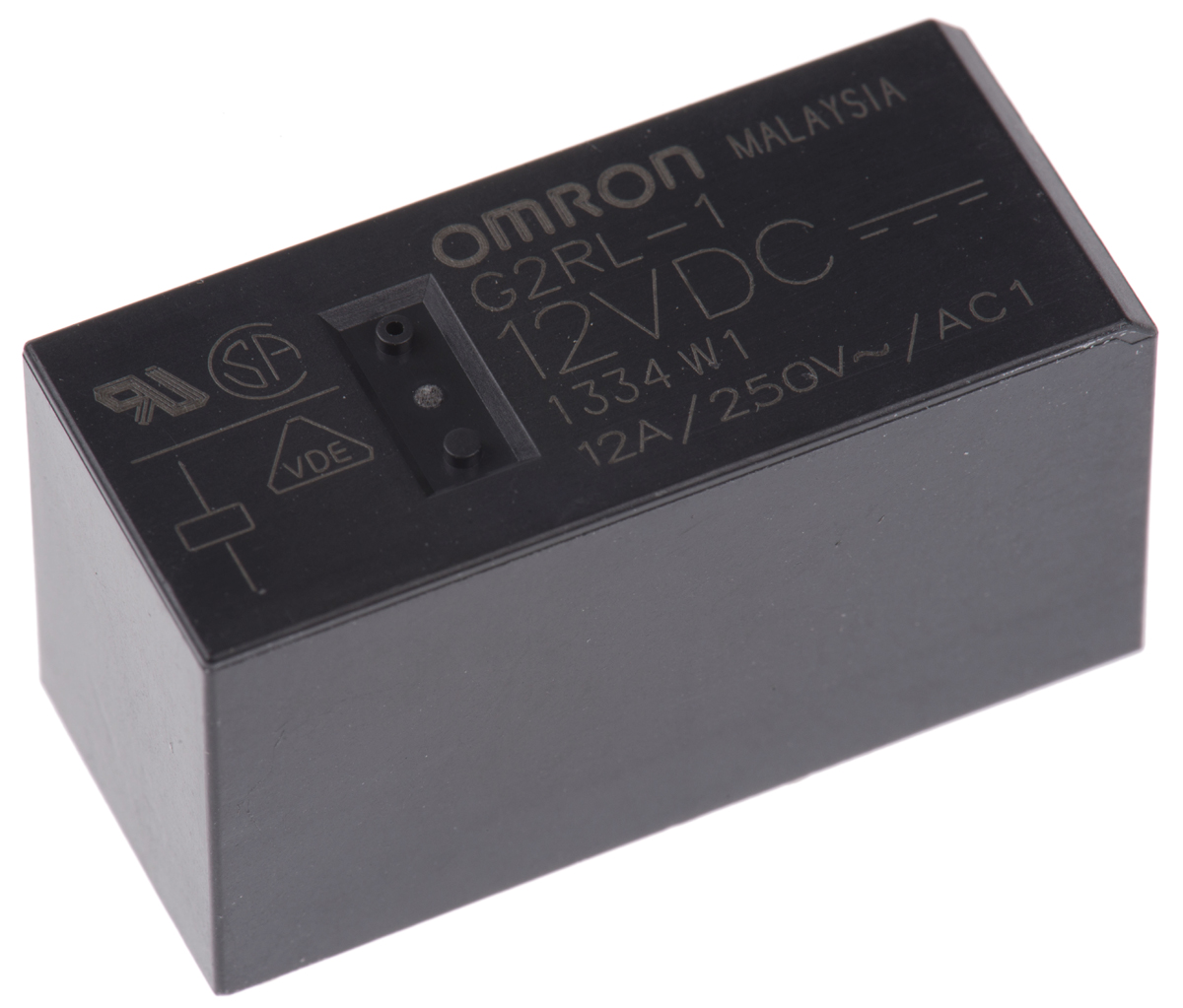 Omron PCB Mount Power Relay, 12V dc Coil, 12A Switching Current, SPDT