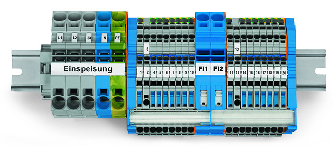 WAGO 821-122 TOPJOB S FI main distribution board set - 821 Series