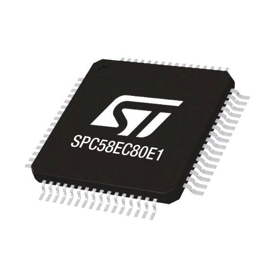 STMicroelectronics SPC58EC80E1Q0C1X, 32 bit 32 Bit MCU, SPC58 Microcontroller, 180 MHz, 4MB FLASH, 64-Pin eTQFP