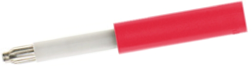 Staubli Red, Male to Female Test Connector Adapter With Brass contacts and Silver Plated - Socket Size: 4mm