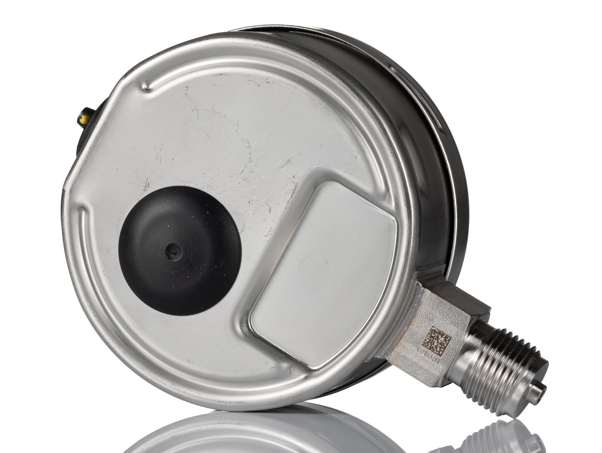RS PRO G 1/2 Analogue Pressure Gauge 1bar Bottom Entry 100mm Outside Diameter, With RS Calibration