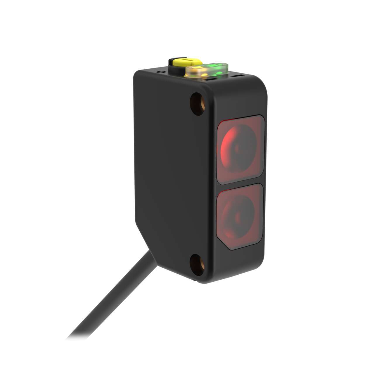 Banner Diffuse Photoelectric Sensor, Rectangular Sensor, 250 mm Detection Range
