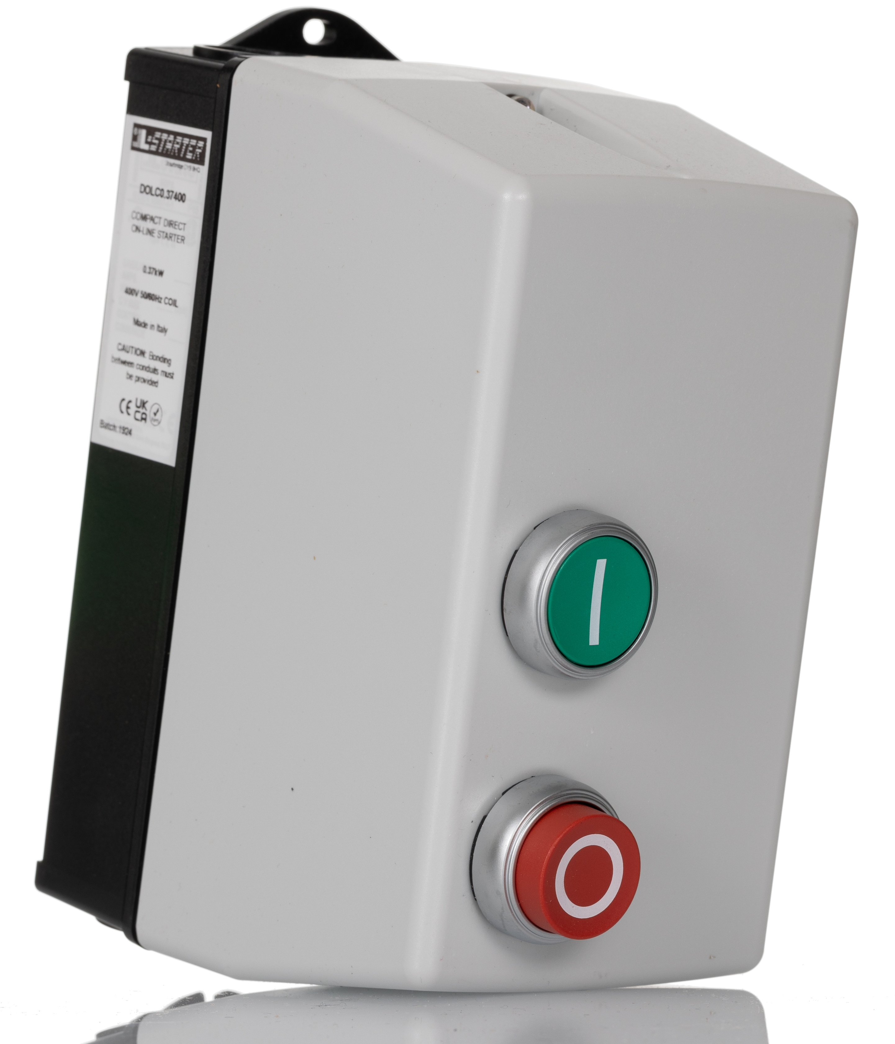 Lovato DOL Starter, DOL, 0.37 kW, 400 V ac, 3 Phase, IP65