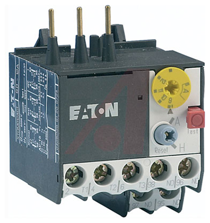 Eaton Overload Relay 1NO + 1NC, 12 A F.L.C, 10 A Contact Rating, 2.6 W, 3P