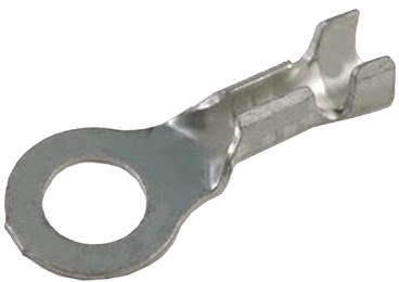 JST, LRB Uninsulated Ring Terminal, M4 Stud Size, 0.5mm² to 1mm² Wire Size