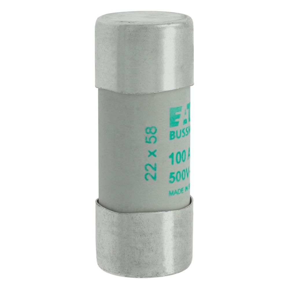 Eaton 100A Ceramic Cartridge Fuse, 22 x 58mm